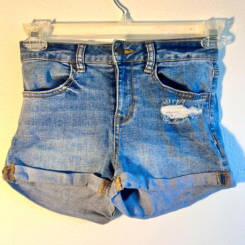 Small Blue Jean Shorts